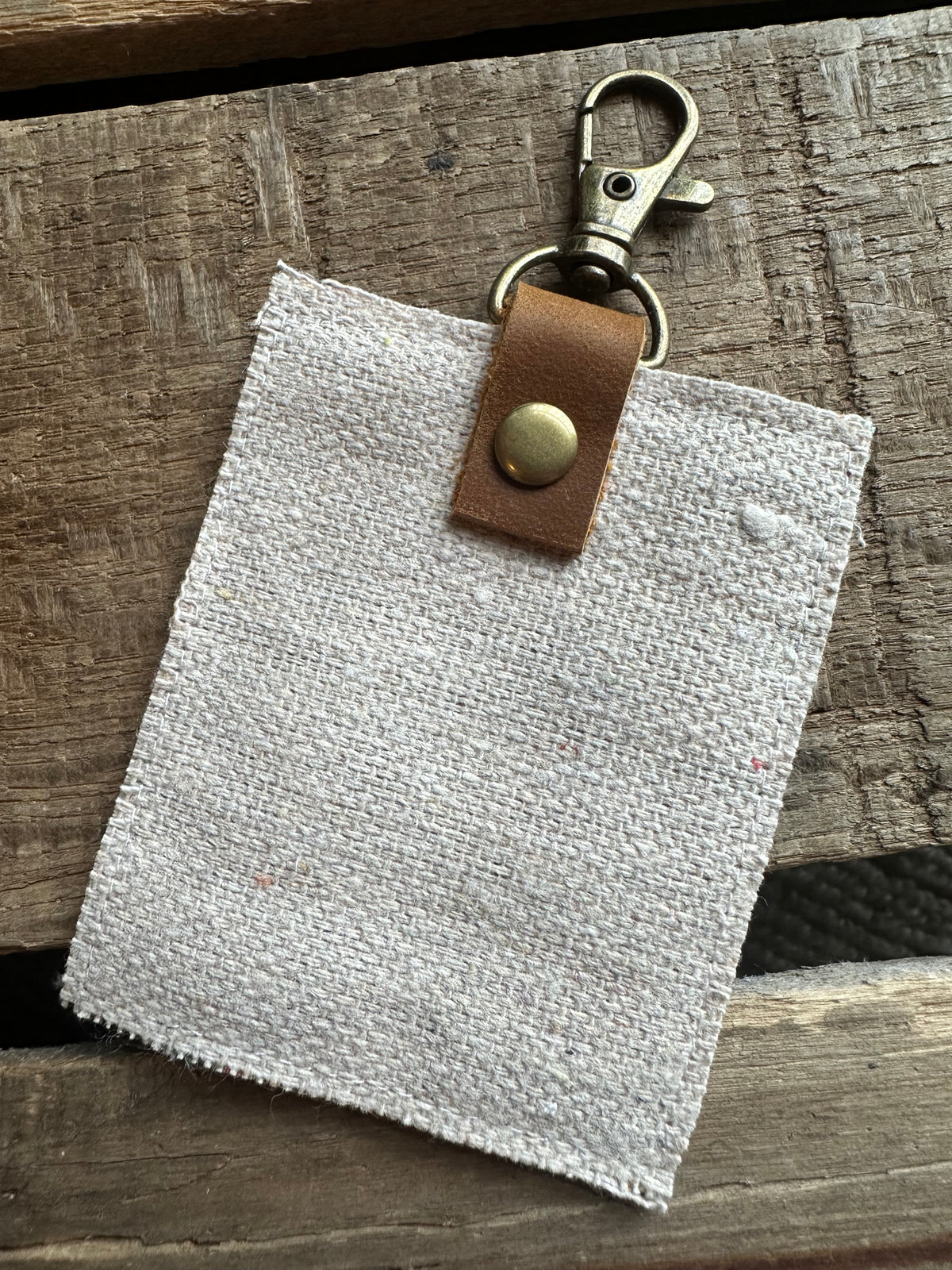 Still a Mess, Still Chosen | Vintage Quilt Bag Tag