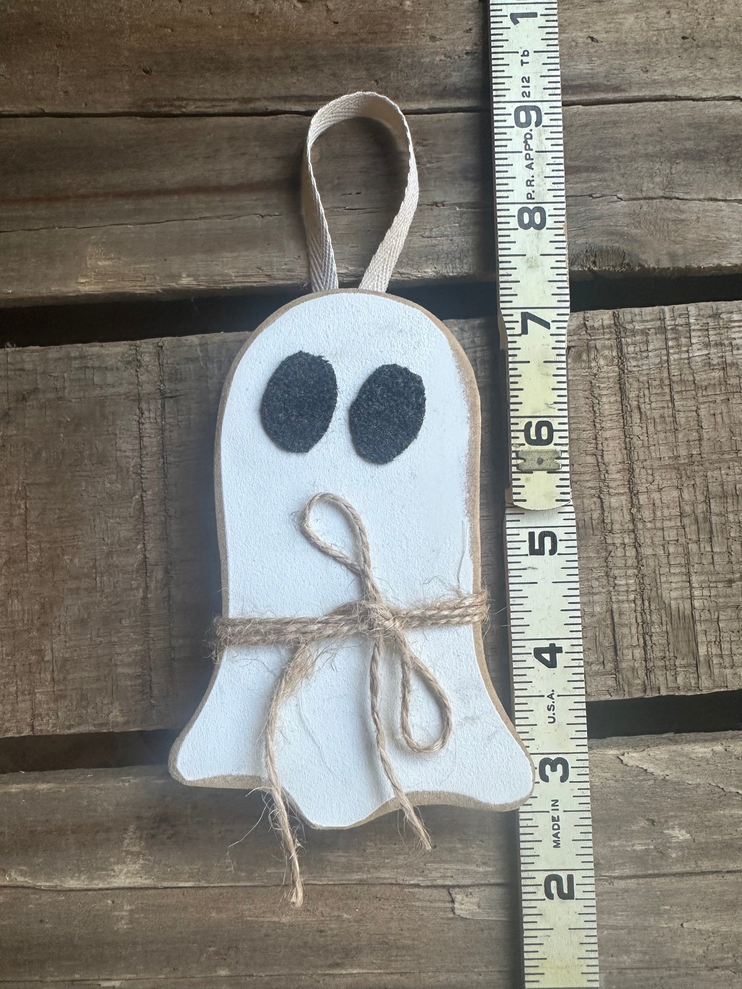 Ghost Wood Hanger or Sitter