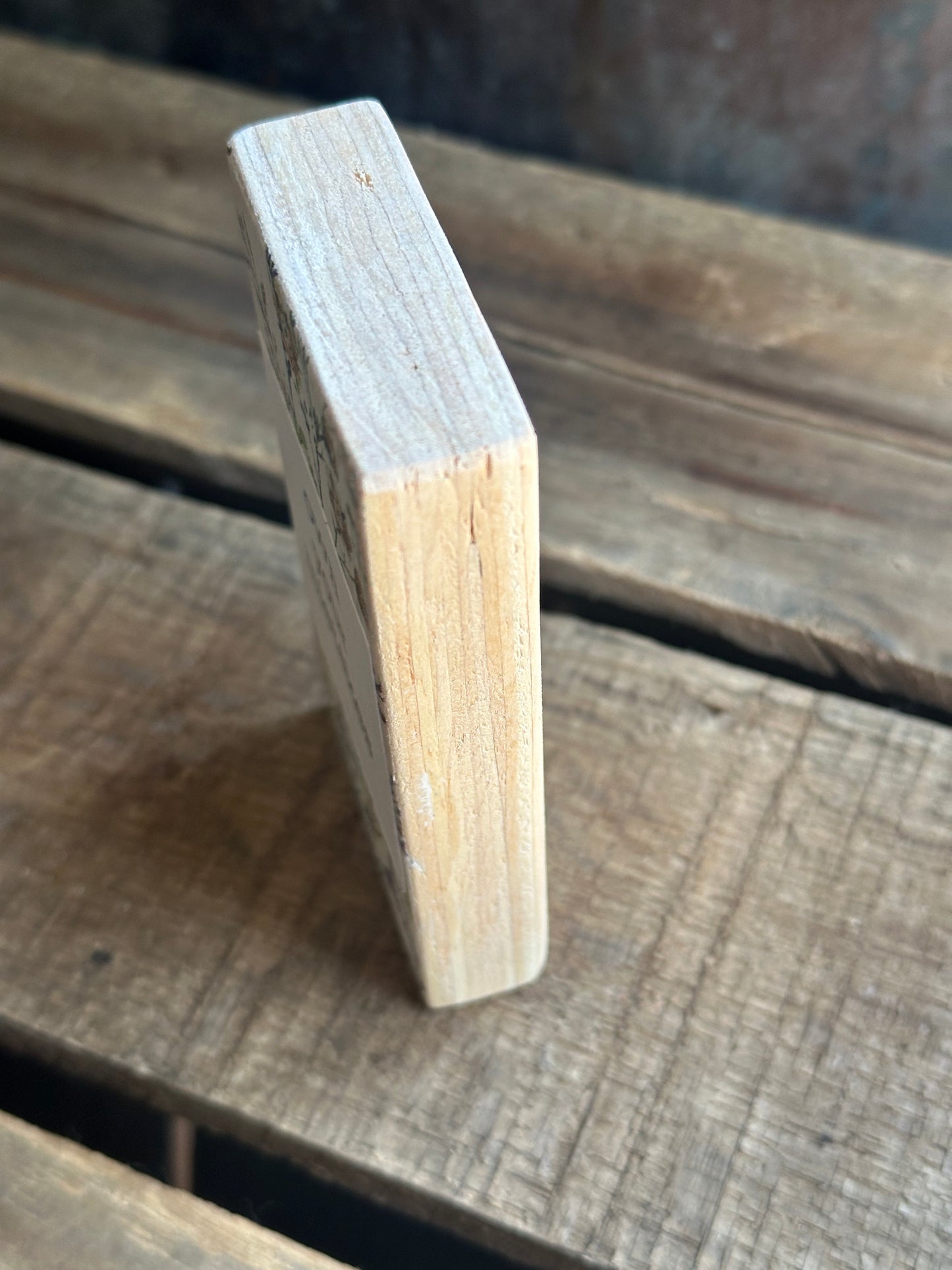 WOOD Encouragement Shelf Sitter