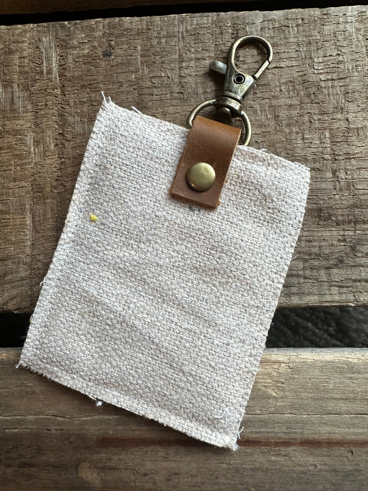Cast All Your Anxiety on Him | Vintage Quilt Bag Tag