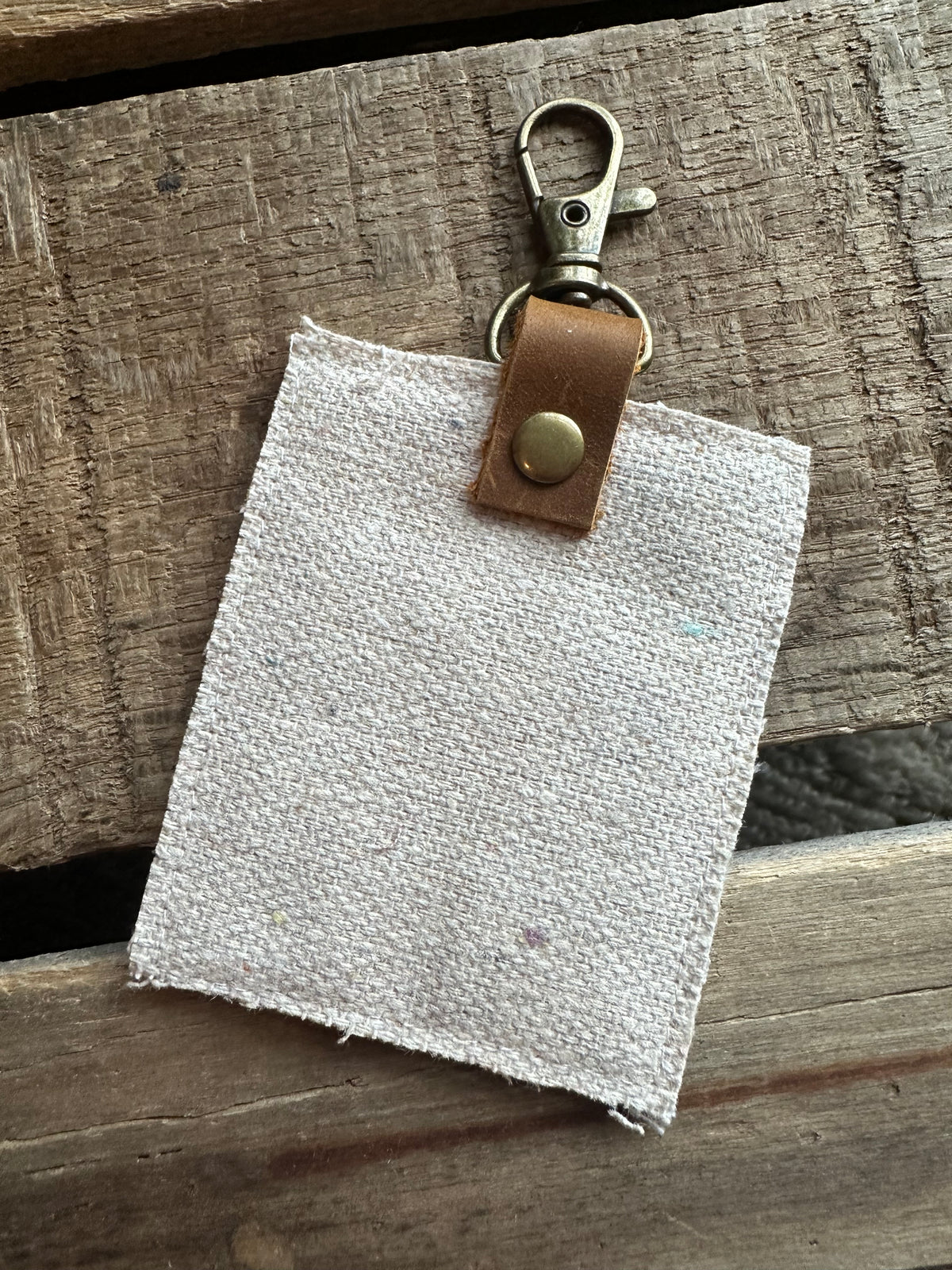 Heart & Cross | Vintage Quilt Bag Tag