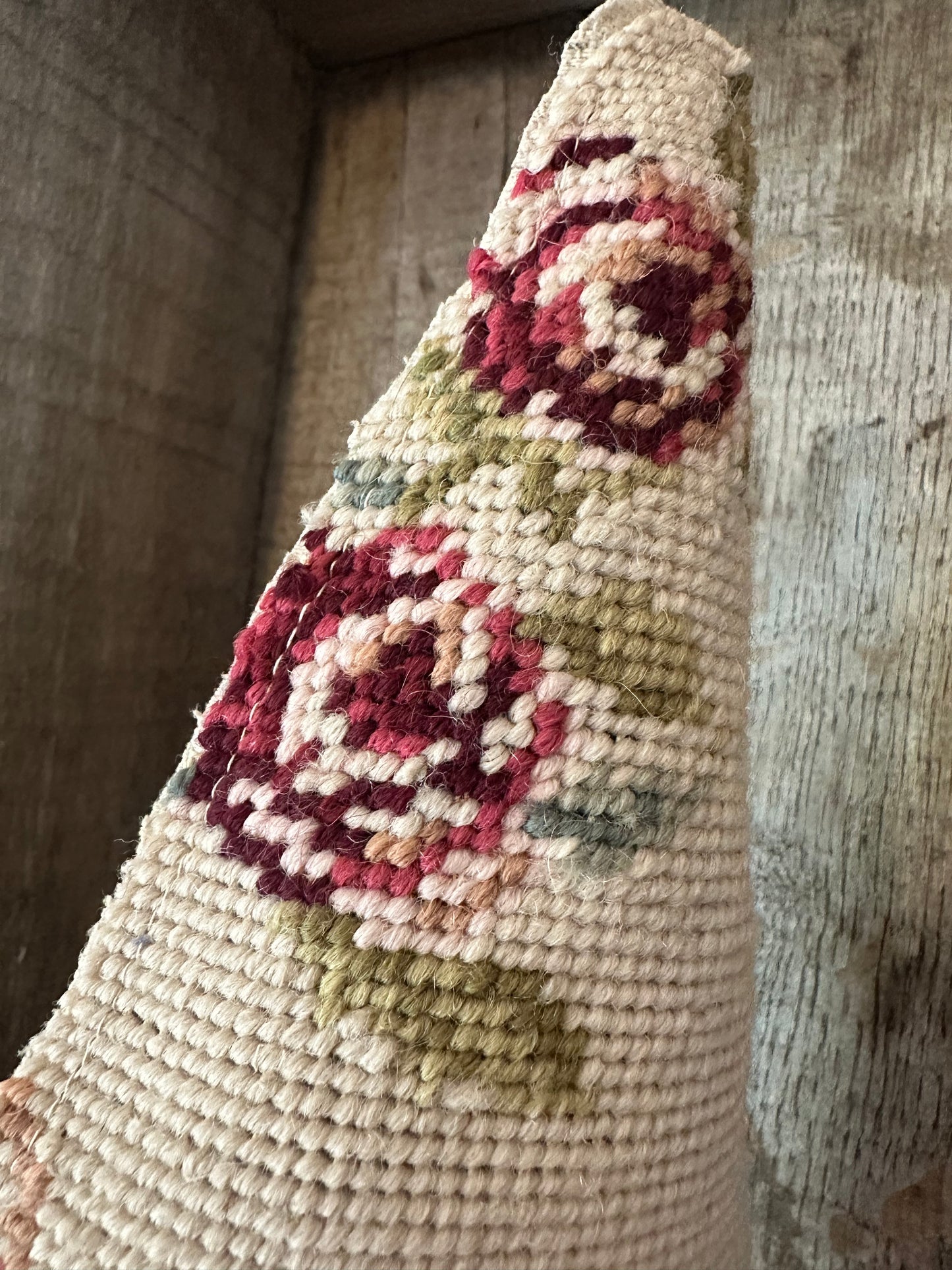 Fall Tapestry tree + vintage spindle base