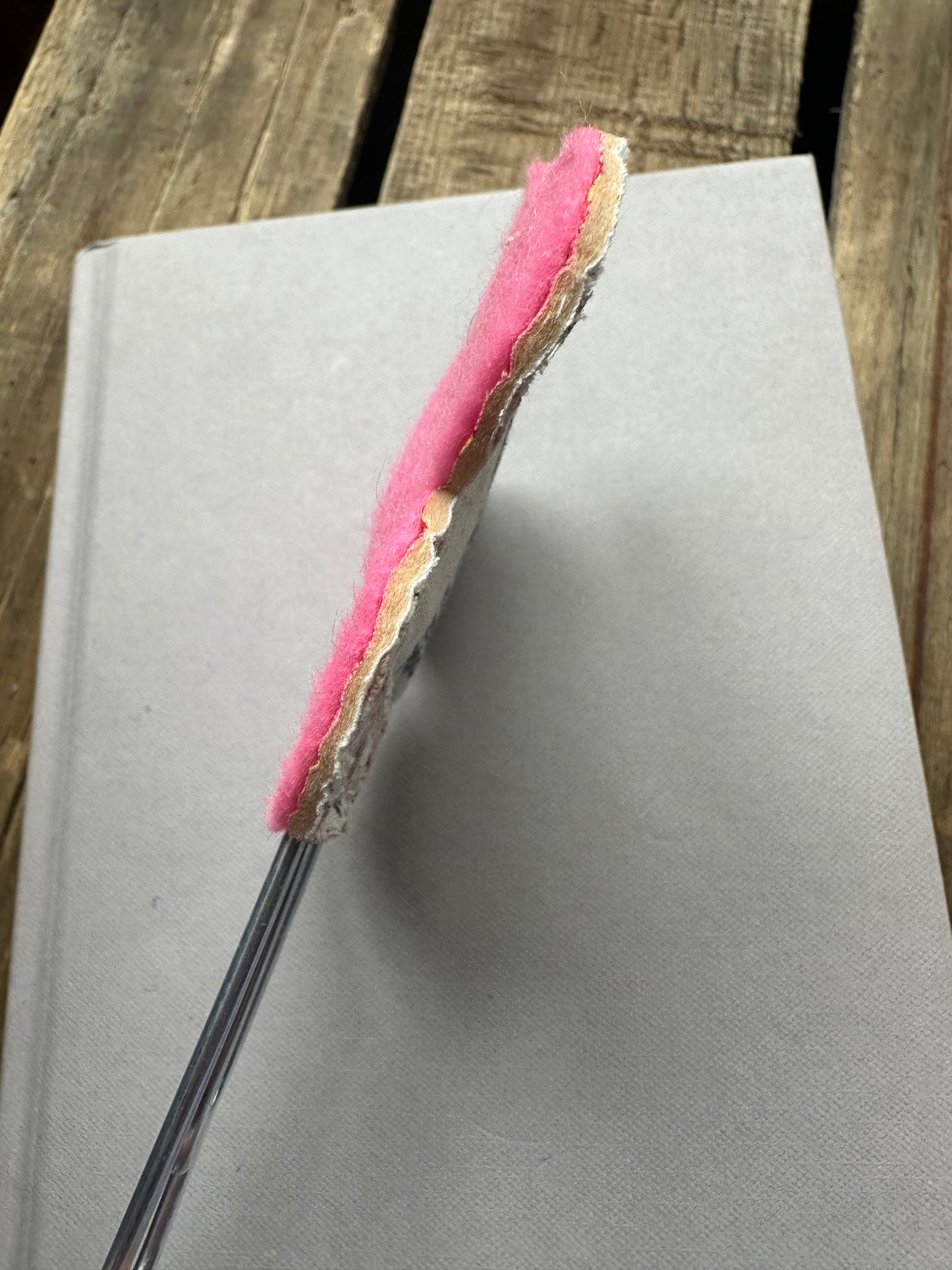 Flower Clip + Patch Bookmark