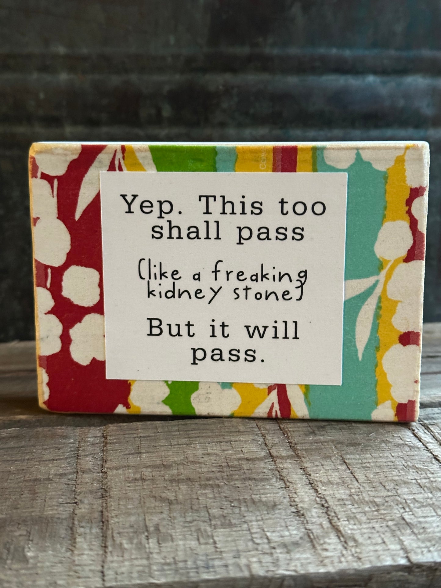 Funny Encouragement Shelf Sitter