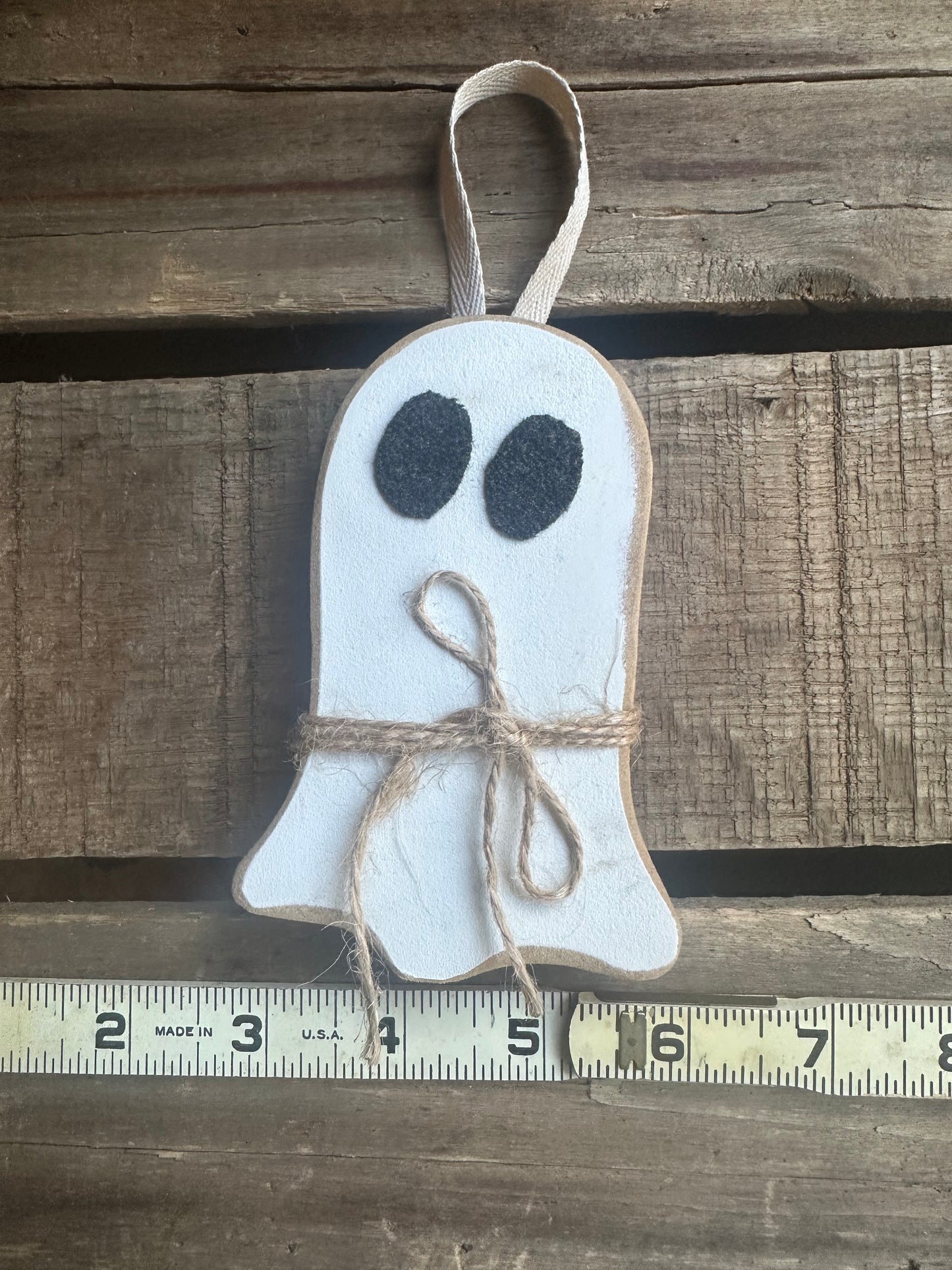 Ghost Wood Hanger or Sitter