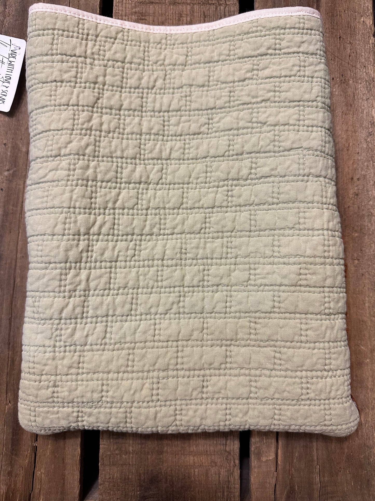 Book Sleeve, lined + patch