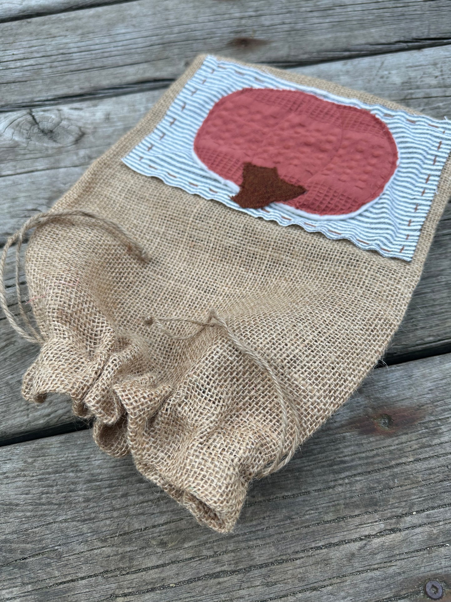 Burlap Sack Pumpkin Patch