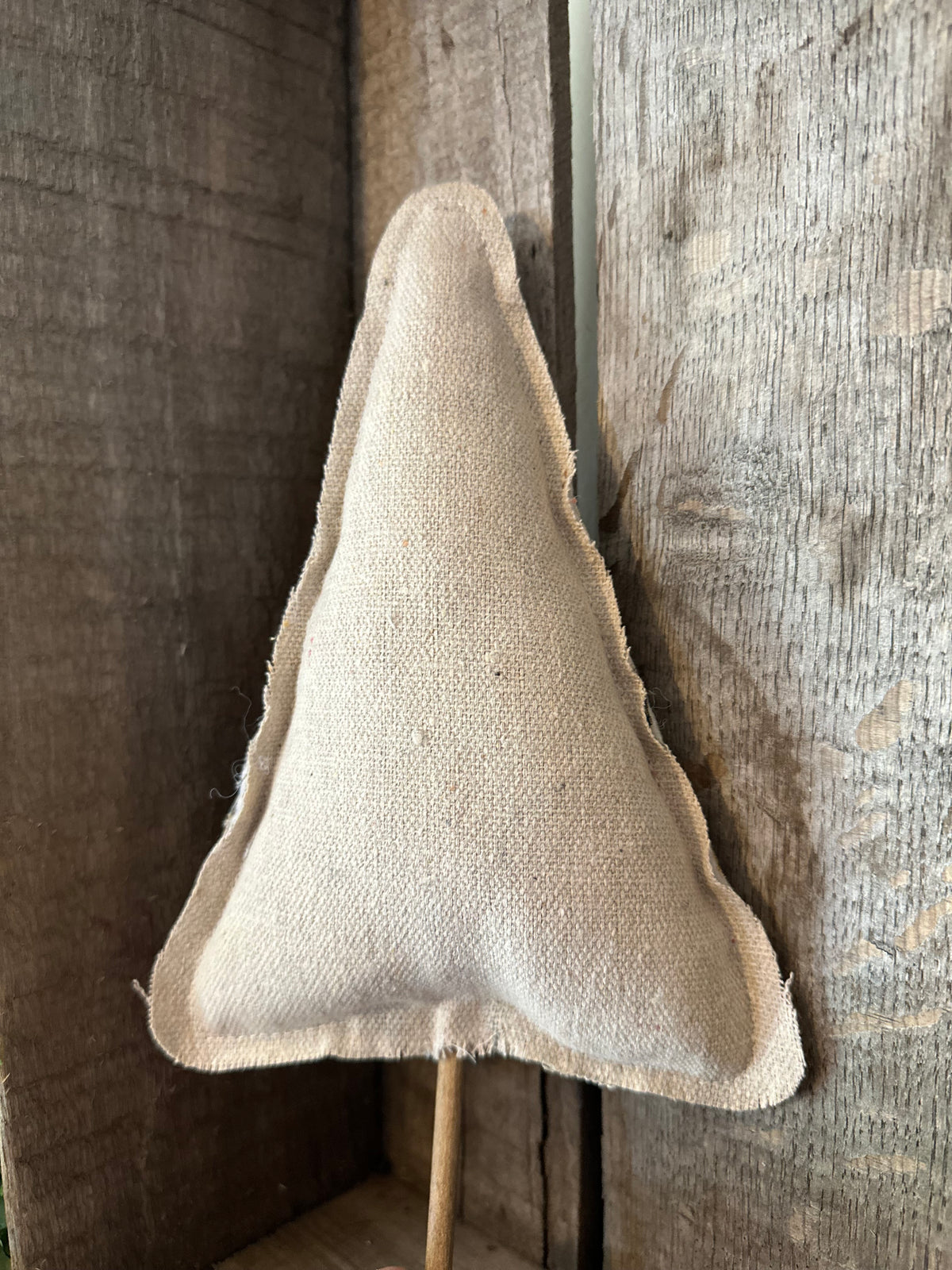Fall Slouch Tree vintage wood toy base