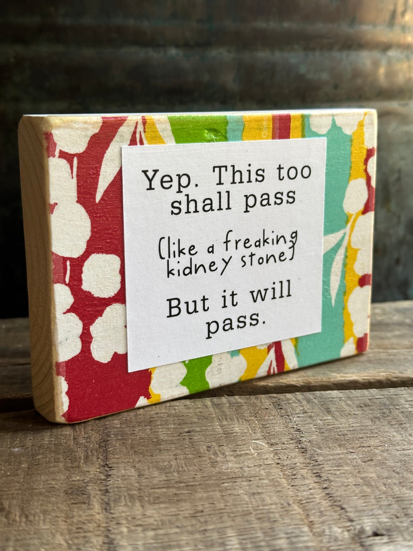 Funny Encouragement Shelf Sitter