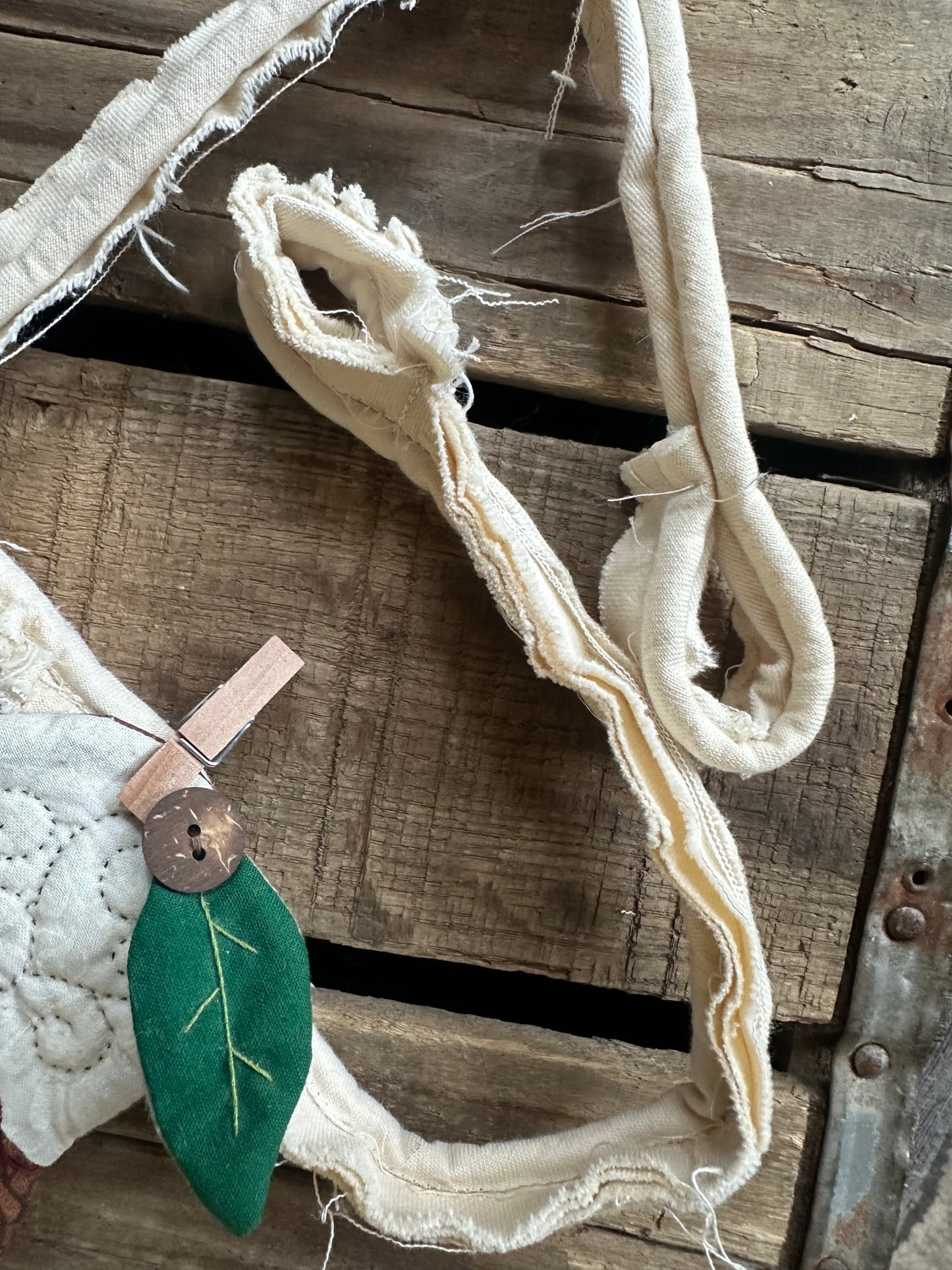 Recycled Vintage Handmade Pears BANNER