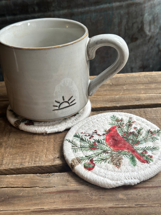 Cotton Coasters: Cardinals