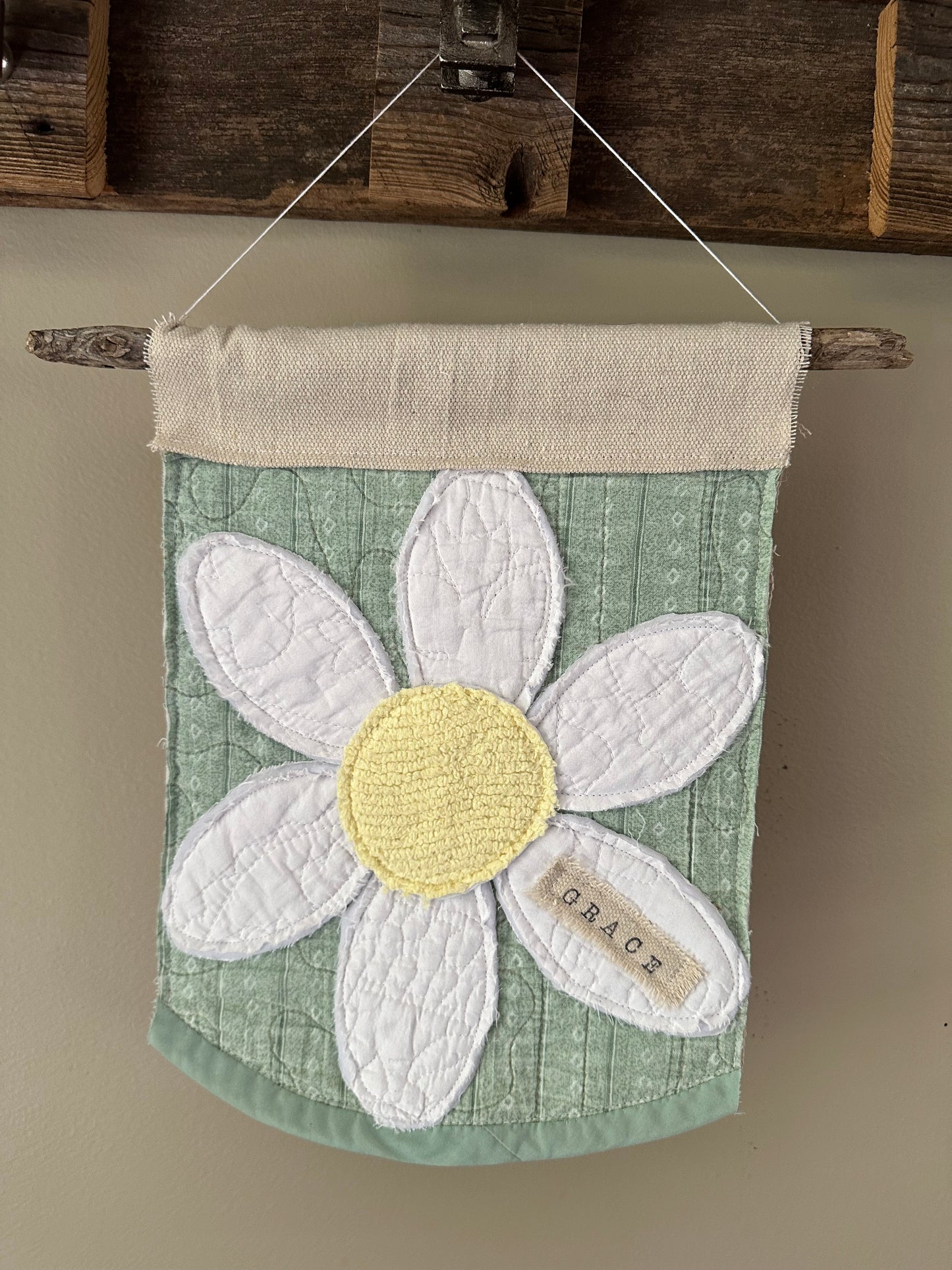 Daisy GRACE Quilted Hanger