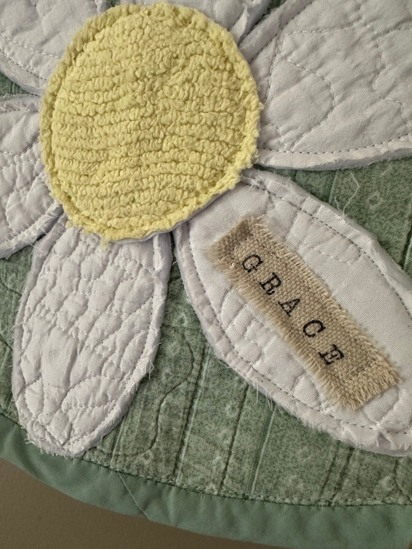Daisy GRACE Quilted Hanger