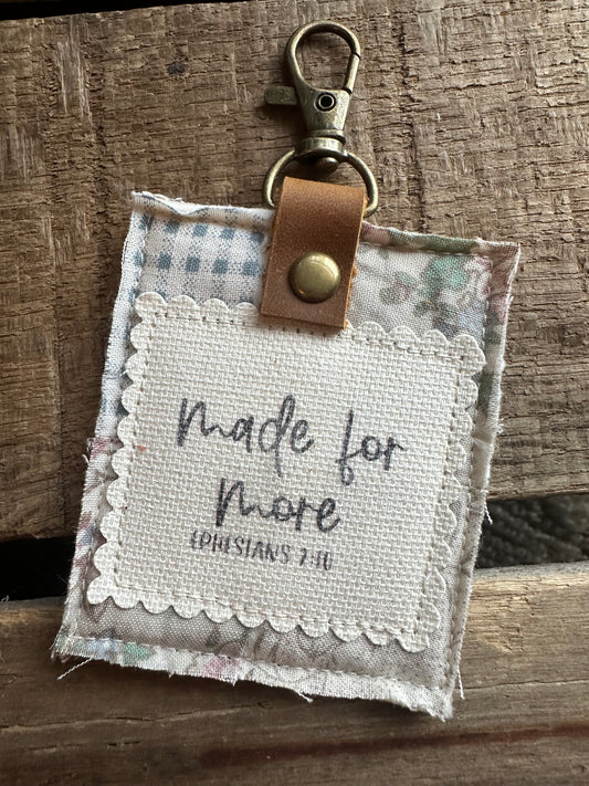 Made for More | Vintage Quilt Bag Tag