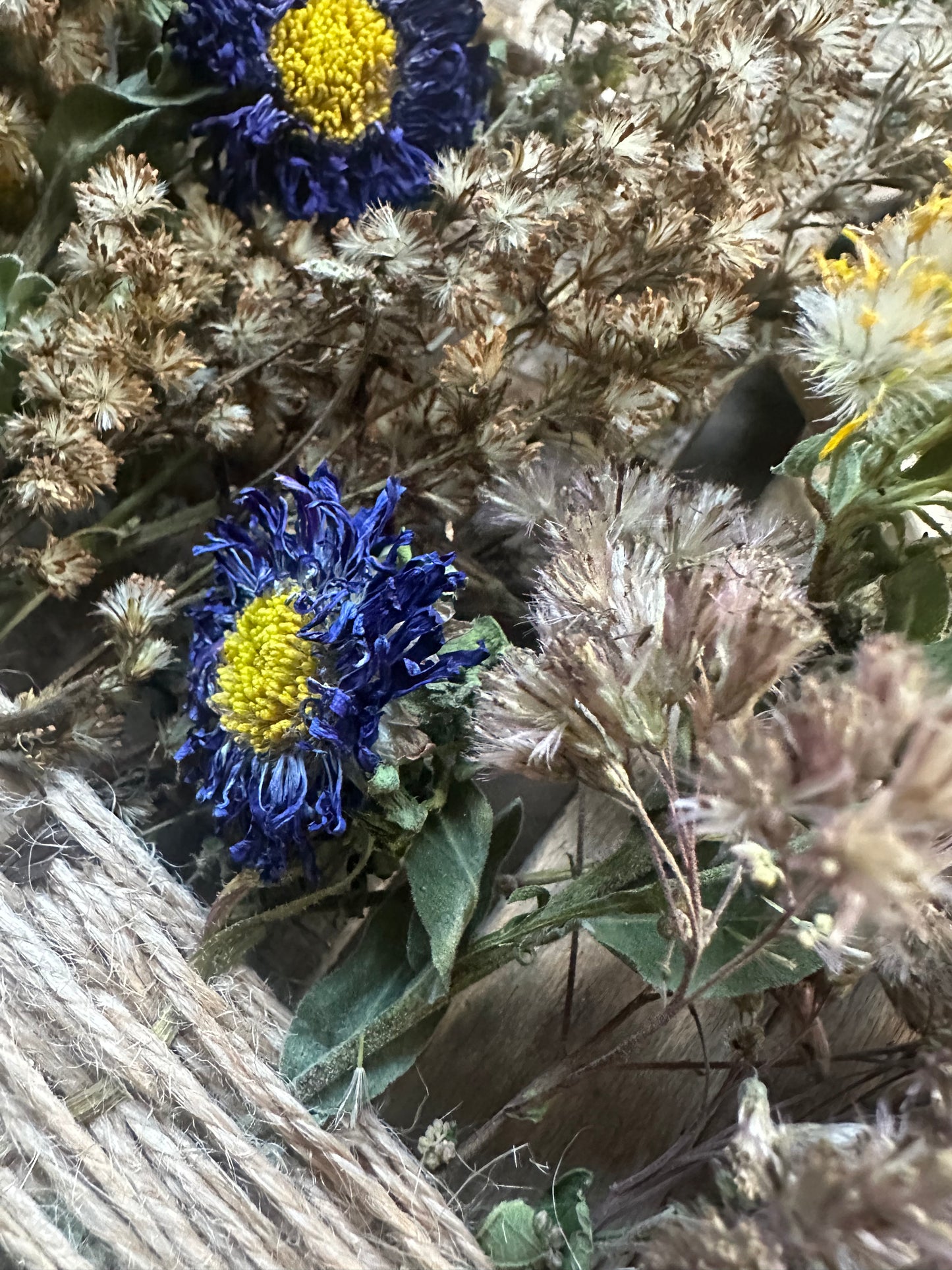 Boho Dried Flower Wreath
