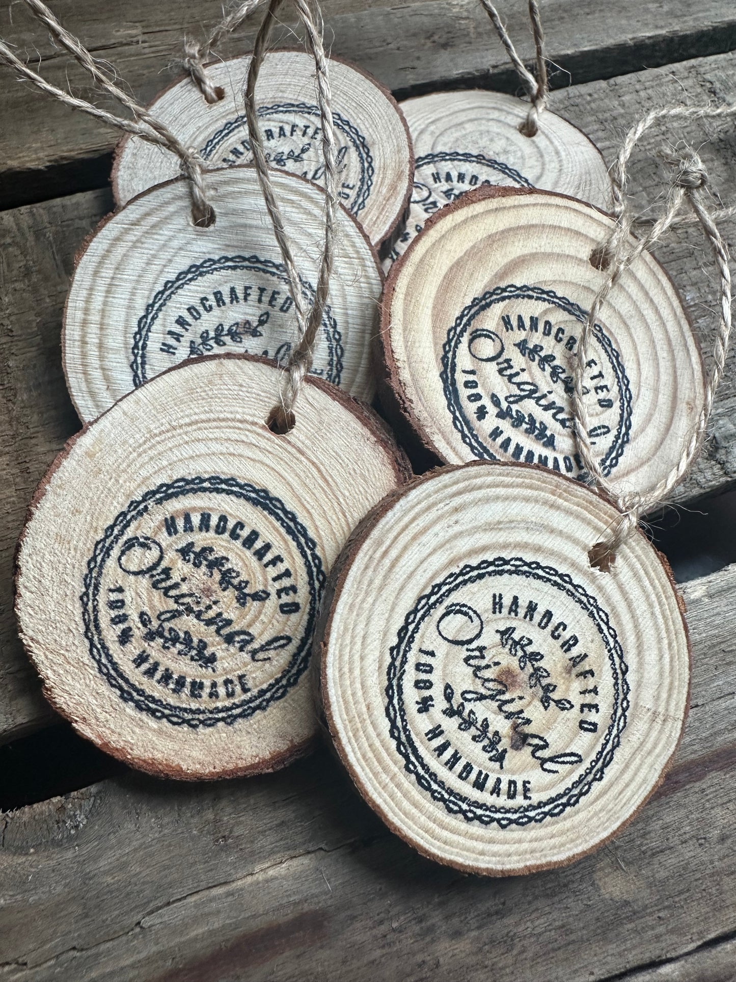 Ornament SET: 2 small Chicken Ornaments