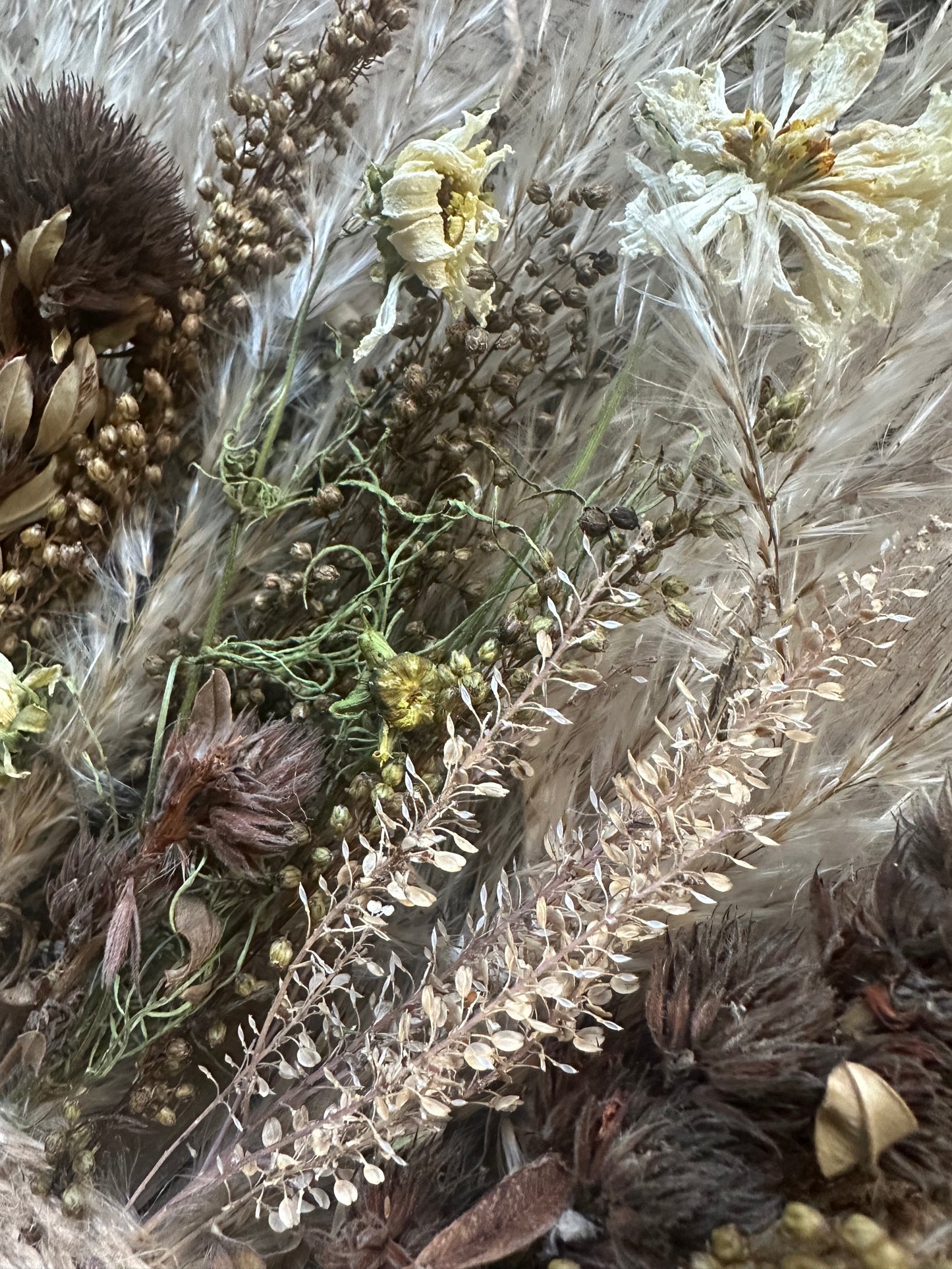 Boho Dried Flower Wreath