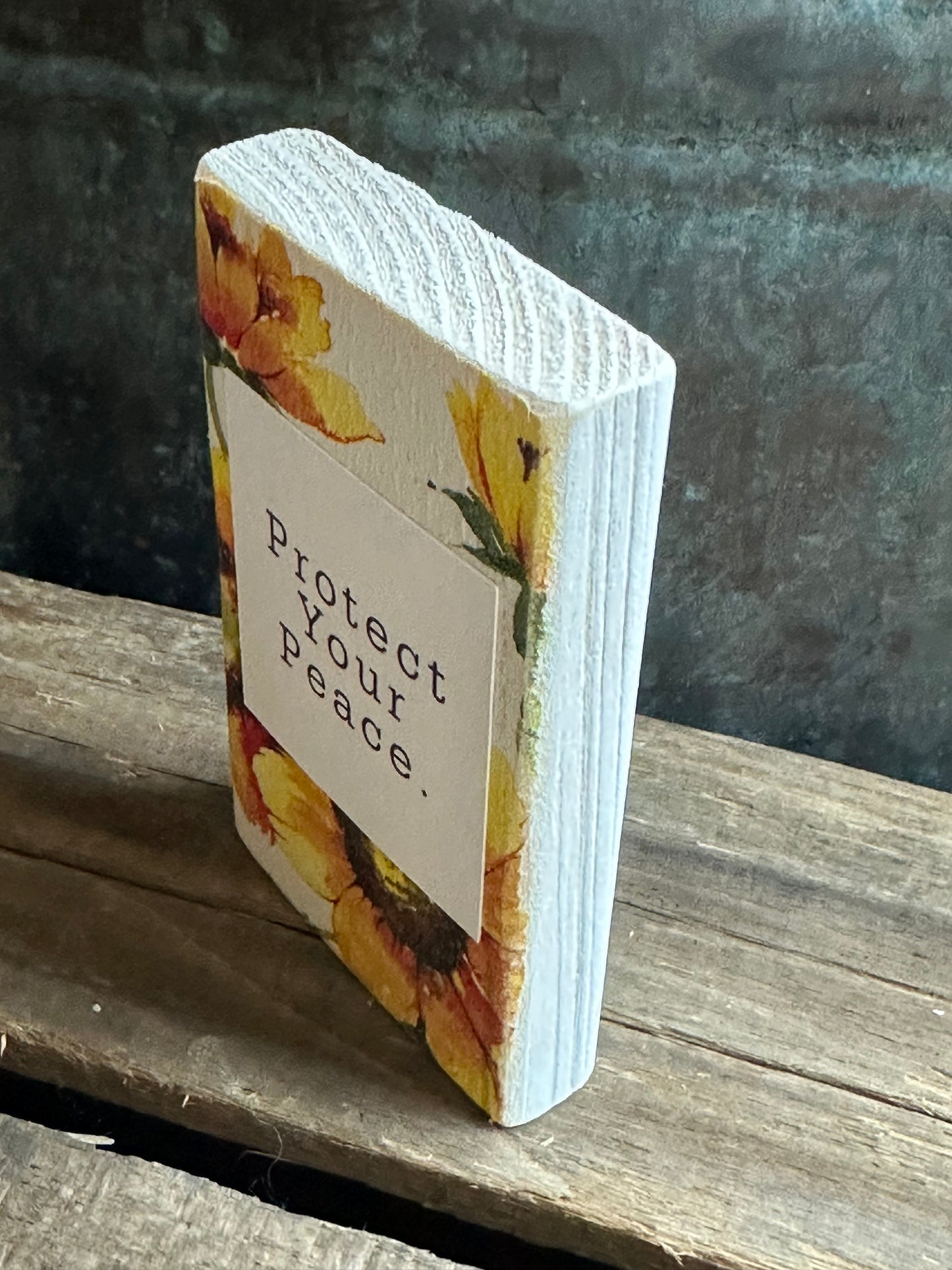 Wood Encouragement Shelf Sitter
