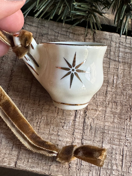 Ornament: Dollhouse China Teacup
