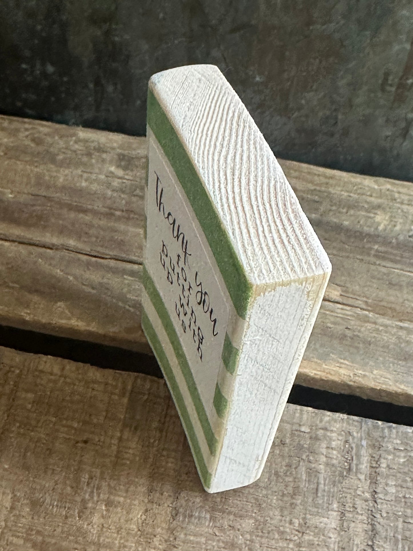 WOOD Encouragement Shelf Sitter