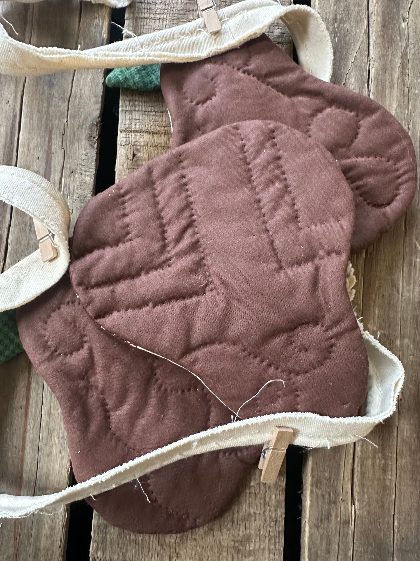 Recycled Vintage Handmade Pears BANNER