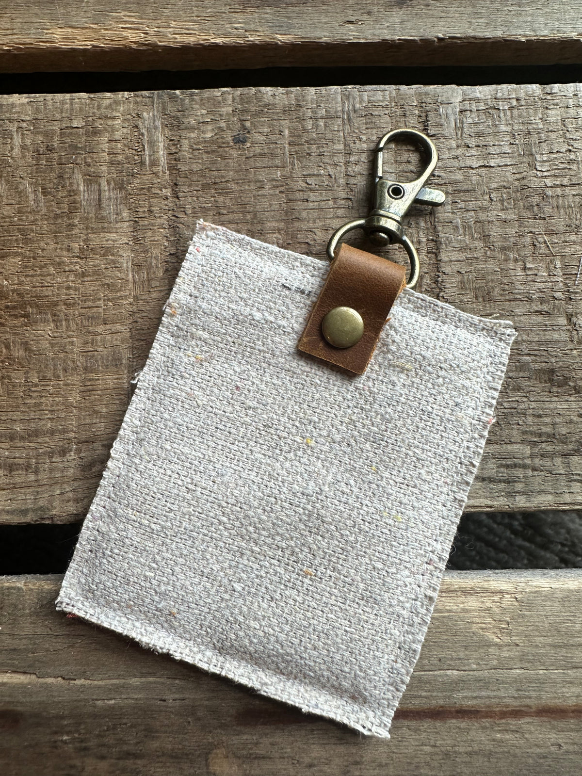 Don’t Stop Until You Are Proud | Vintage Quilt Bag Tag