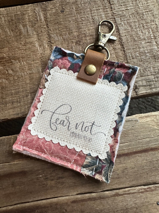 Fear Not | Vintage Quilt Bag Tag