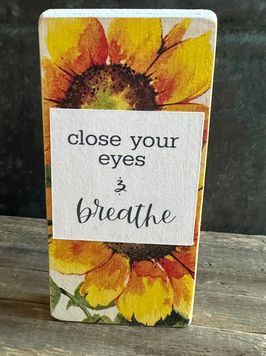 Wood Encouragement Shelf Sitter