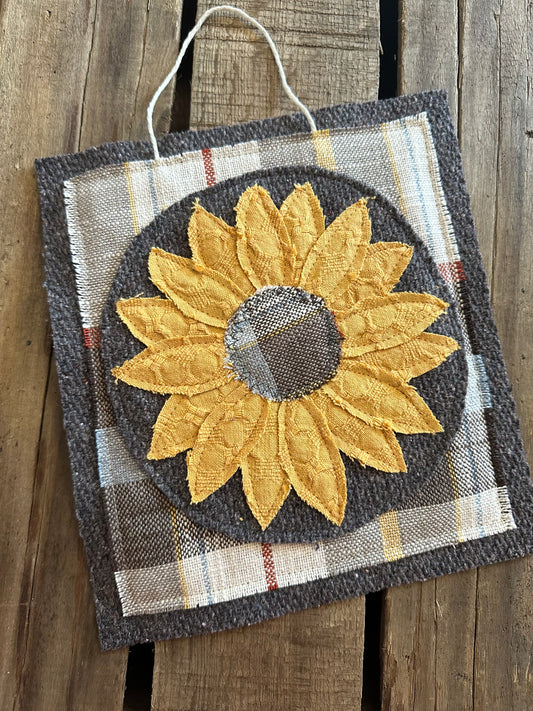 Banner single hanging pendant Sunflower