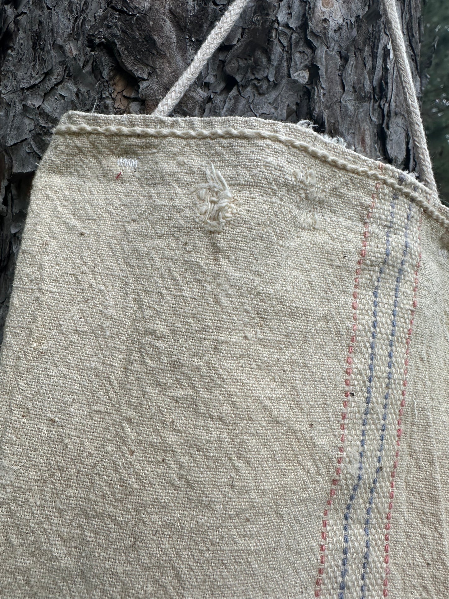 Patriotic ANTIQUE Grain Sack Hanger