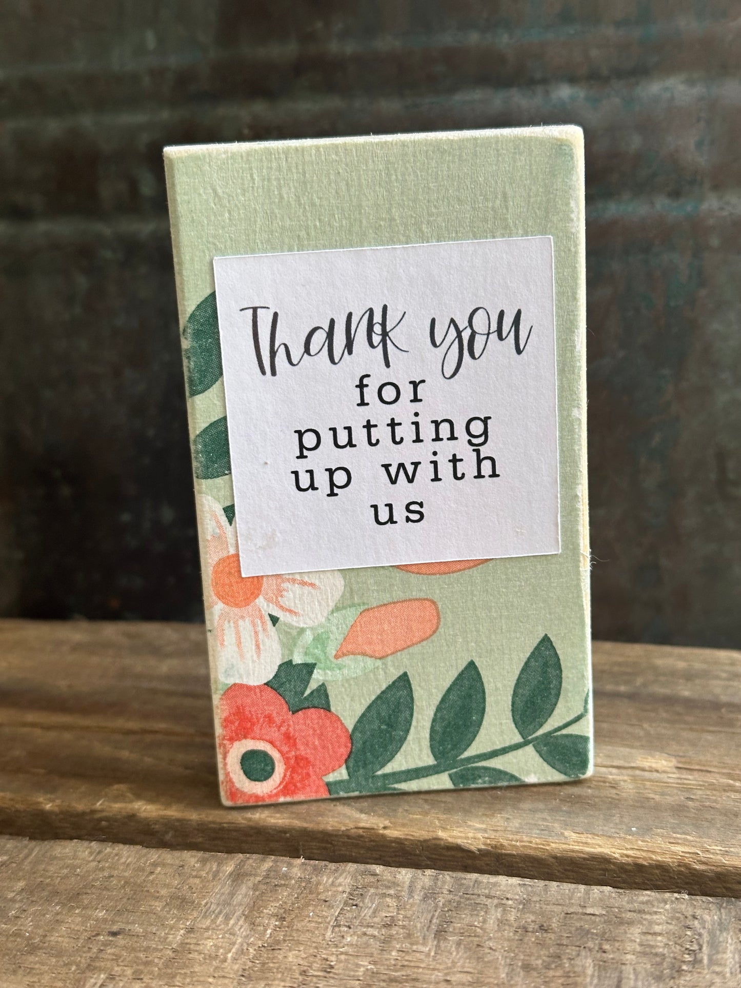 WOOD Encouragement Shelf Sitter