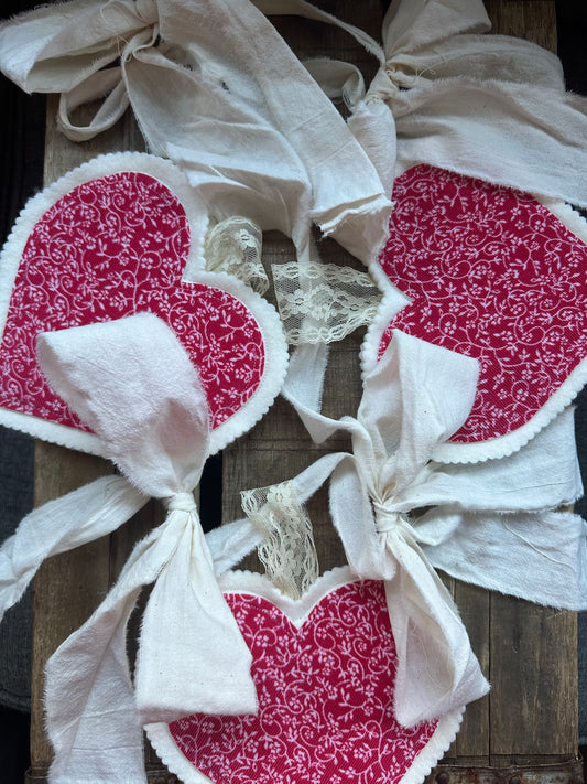 BANNER Heart Wool Corduroy + Bows