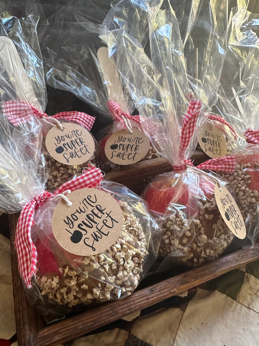 Faux Caramel Apple Decor, Set of 3 | You’re SUPER Sweet Gift Pack