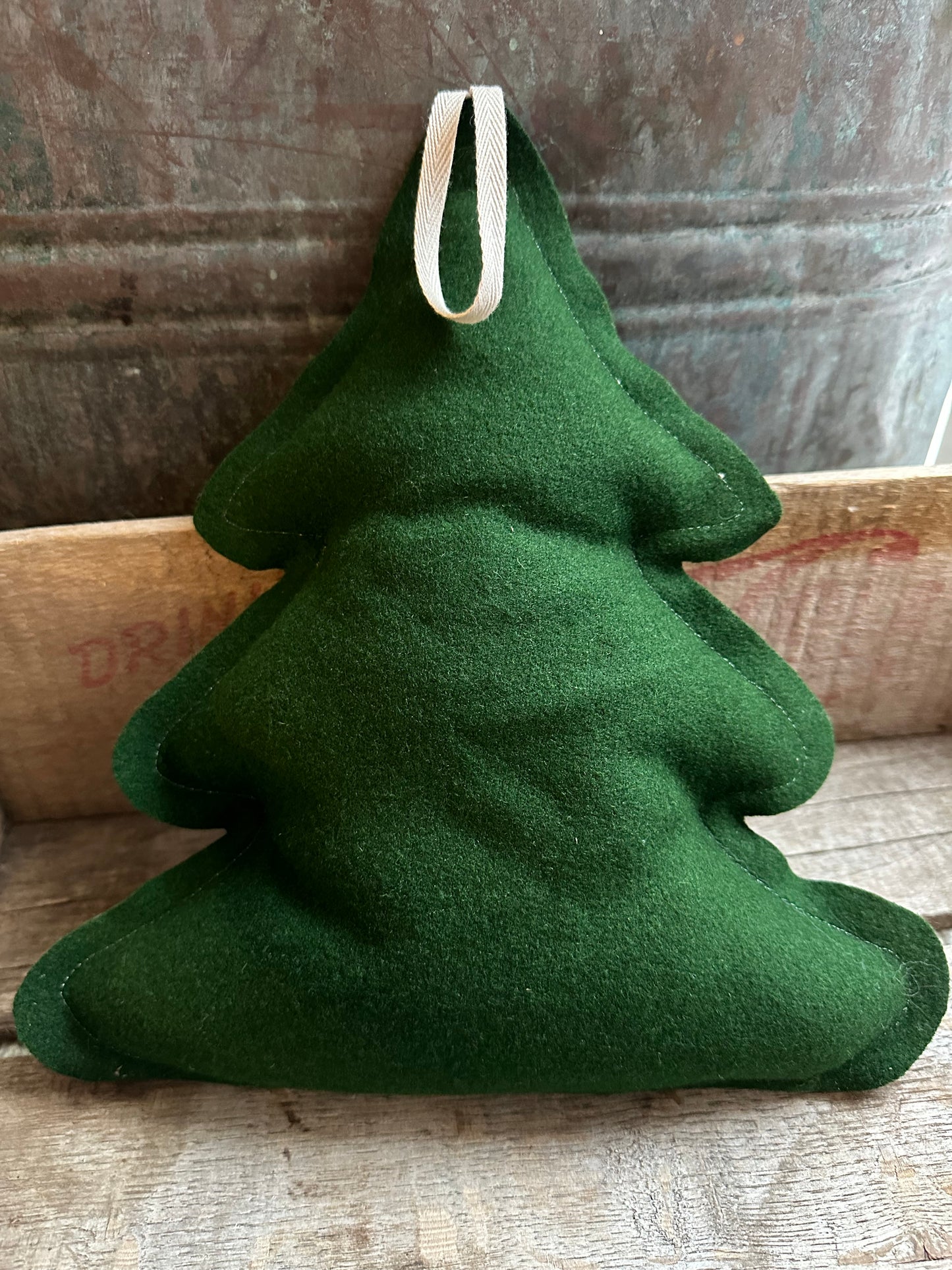 Christmas Tree Hanger Pillow: Choose Joy