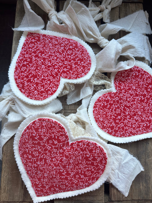 BANNER Heart Wool Corduroy + Bows