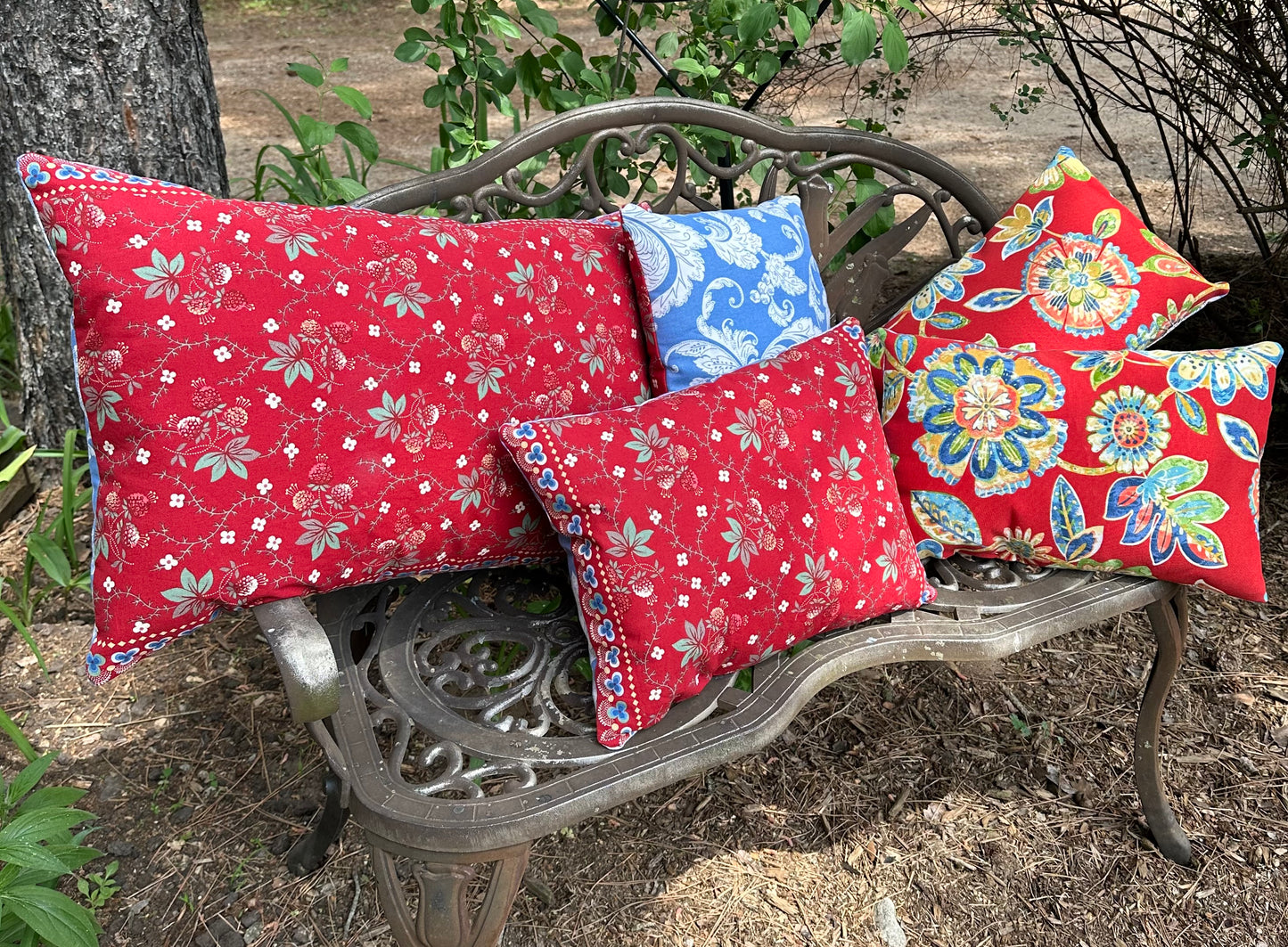 Patriotic RWB Bold Pillow