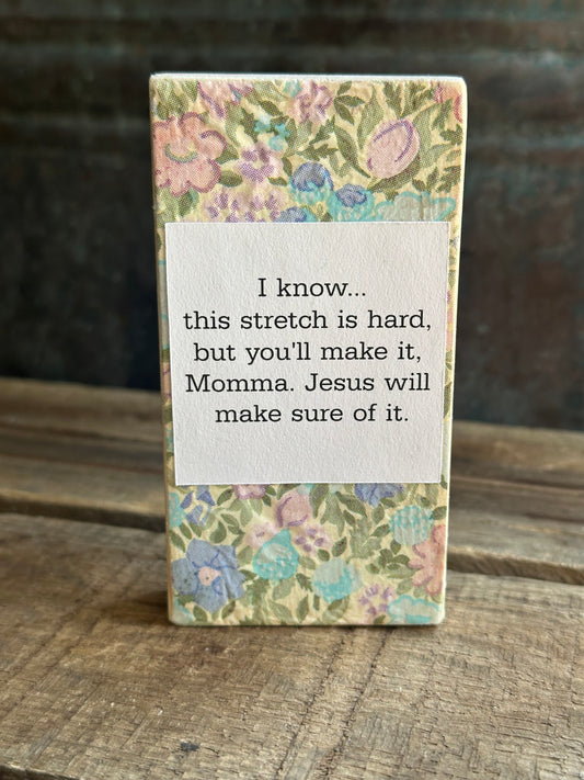 WOOD Encouragement Shelf Sitter