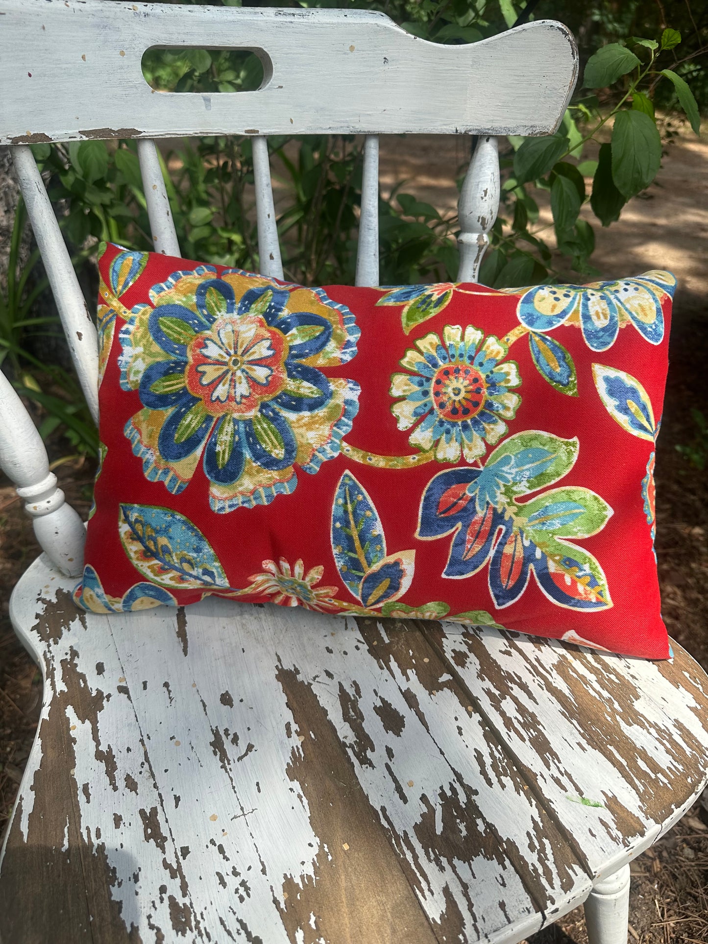 Patriotic RWB Bold Pillow