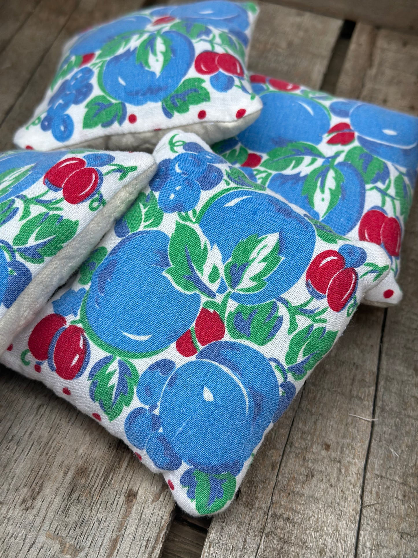 Bowl filler Vintage RWB Fruit print SET