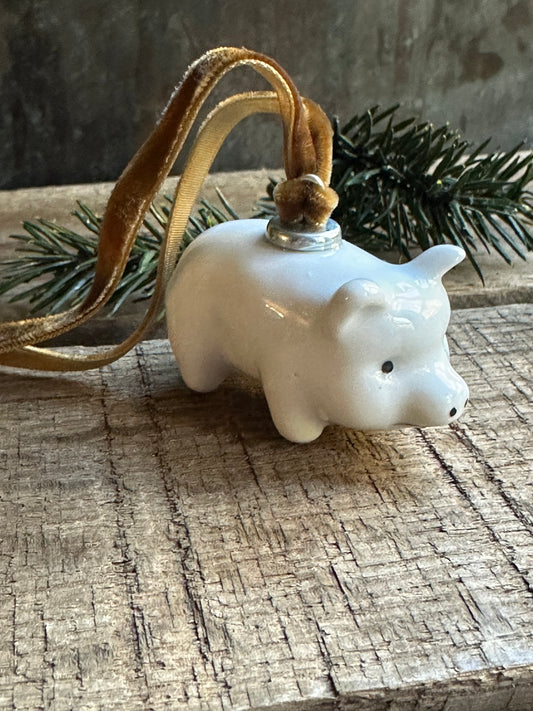 Ornament: Ceramic Lucky Piggie