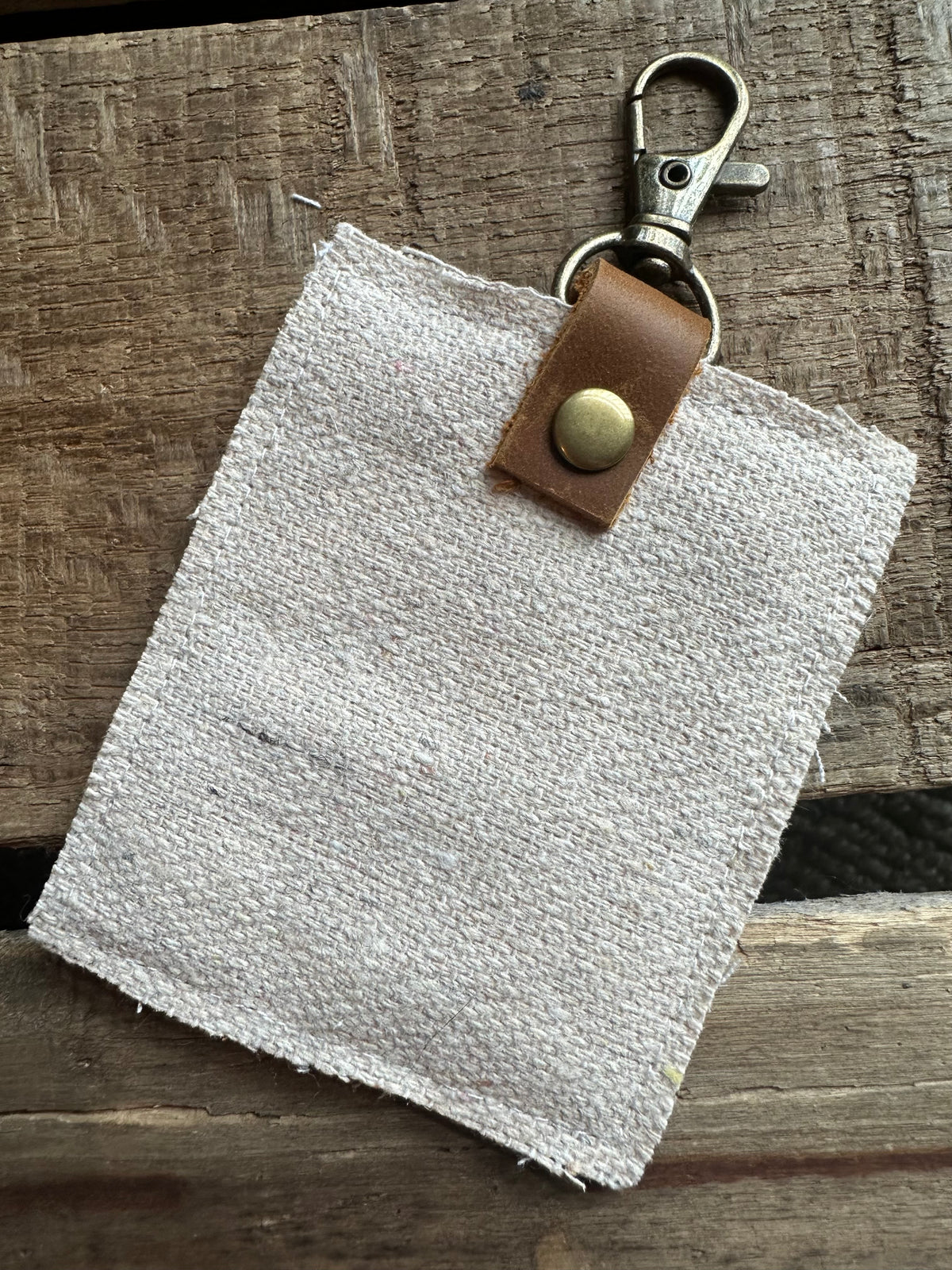 For All I Have, Your Hands Have Provided | Vintage Quilt Bag Tag