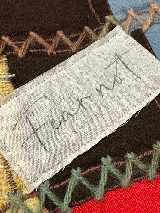 Book Sleeve, lined + patch